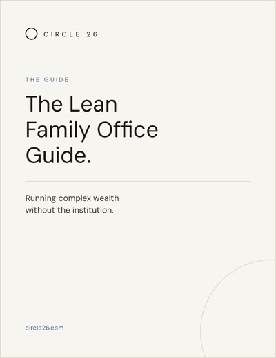 The Lean Family Office Guide — cover
